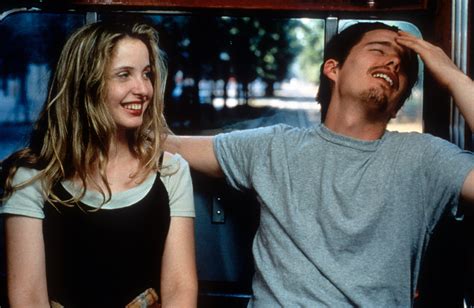 before sunrise stills - julie delpy and ethan hawke.